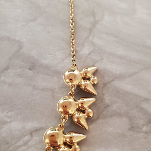 💕 J.Crew White Pink Blue Rhinestones Crystals Cluster Statement Necklace 💕 - Picture 12 of 16